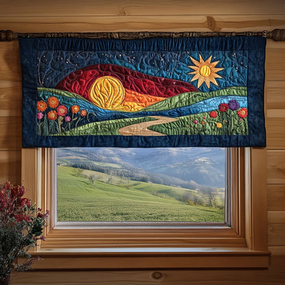 Mountain Hideaway Quilted Valance NCU0PT4379