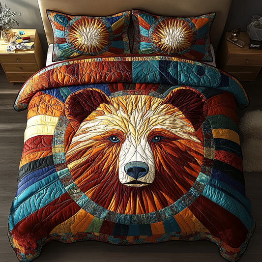 Mountain King 3-Piece Quilted Bedding Set NCU0DK5392