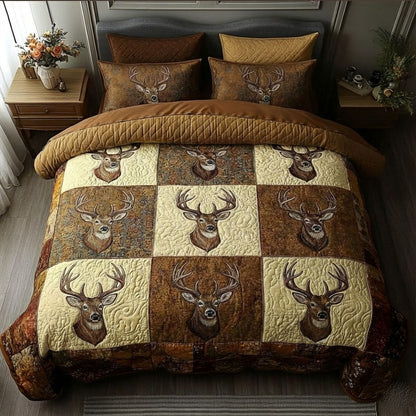 Mountain Lodge 3-Piece Quilted Bedding Set NCU0DK11906