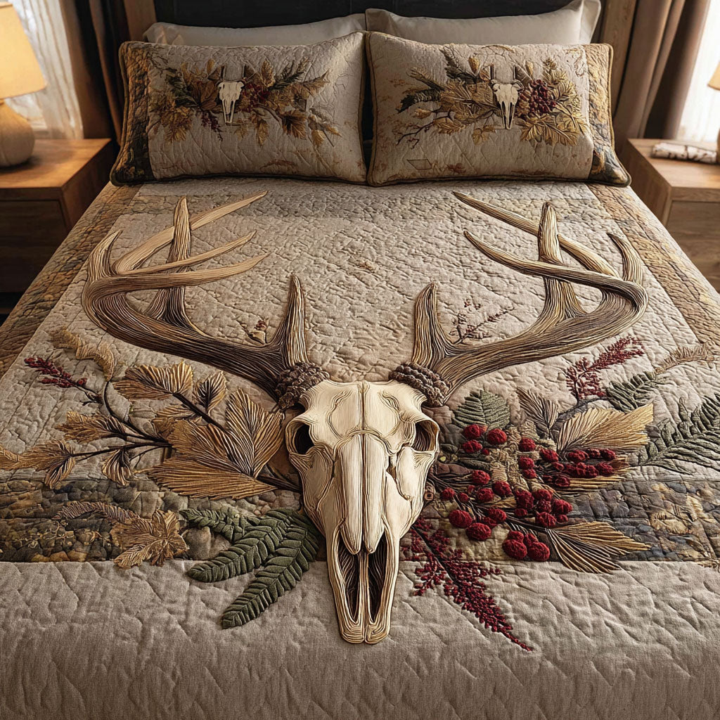 Mountain Lodge 3-Piece Quilted Bedding Set NCU0NT11999