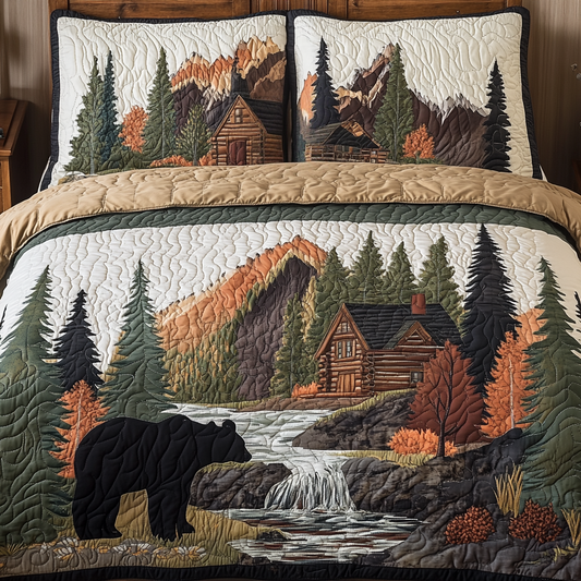 Mountain Retreat 3-Piece Quilted Bedding Set NCU0VH4088