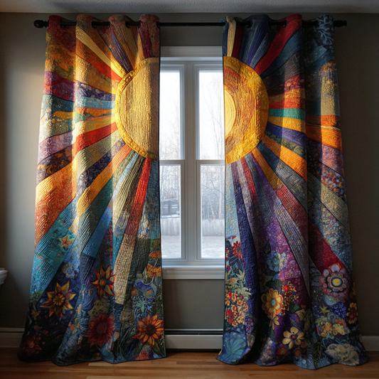 Mountain Rise Quilted Curtains NCU0DK10972
