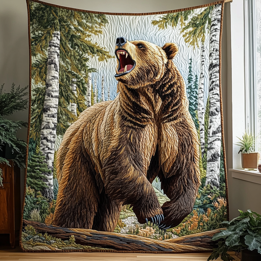 Mountain Roar Quilted Blanket NCU0DV4475