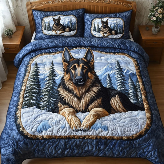 Mountain Sentinel 3-Piece Quilted Bedding Set NCU0NT5348