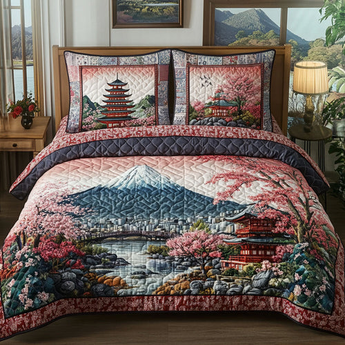 Mountain Serenity 3-Piece Quilted Bedding Set NCU0NT6567