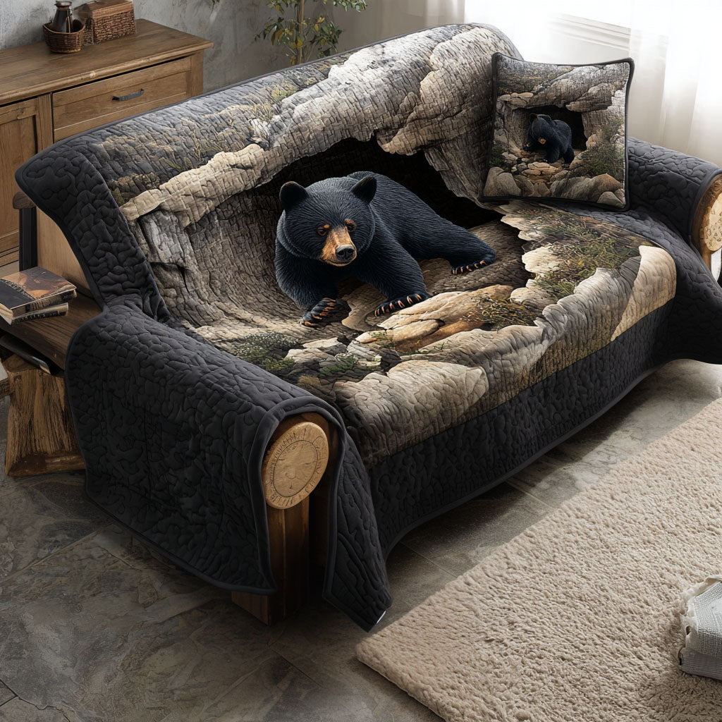 Wild Animal Quilted Sofa Cover NCU0VT306