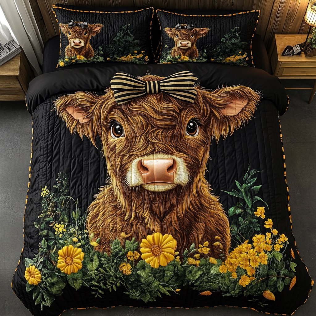 Mountain Soul 3-Piece Quilted Bedding Set NCU0DK7007
