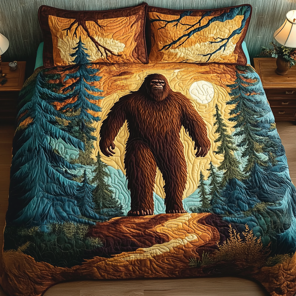 Mountain Stalker 3-Piece Quilted Bedding Set NCU0VH5987