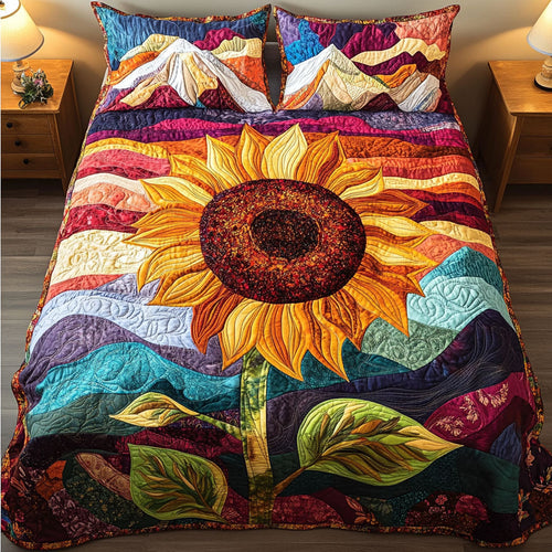 Mountain Sun 3-Piece Quilted Bedding Set NCU0NT3720