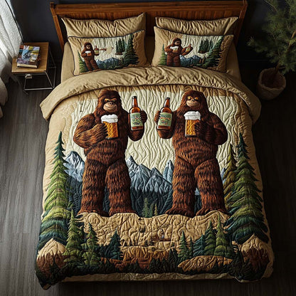 Mountain Toast 3-Piece Quilted Bedding Set NCU0NT8014