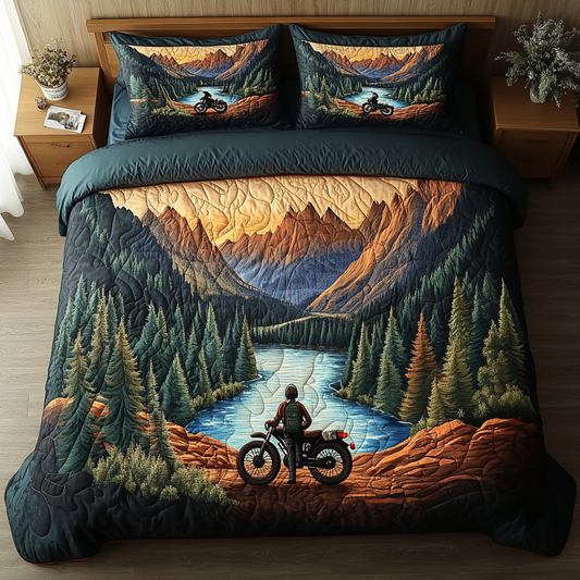 Mountain View 3-Piece Quilted Bedding Set NCU0DK7197