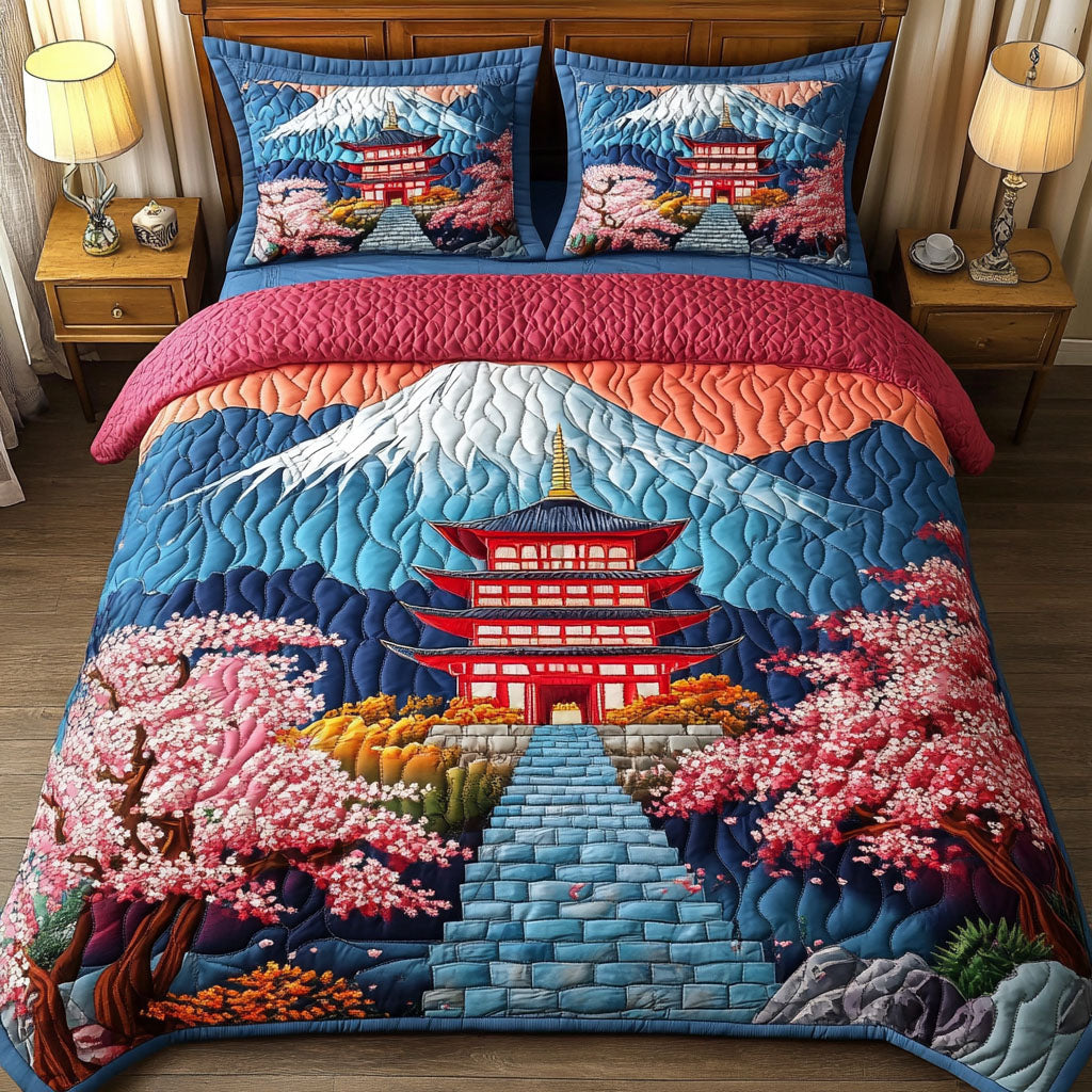 Mountain View 3-Piece Quilted Bedding Set NCU0NT6557