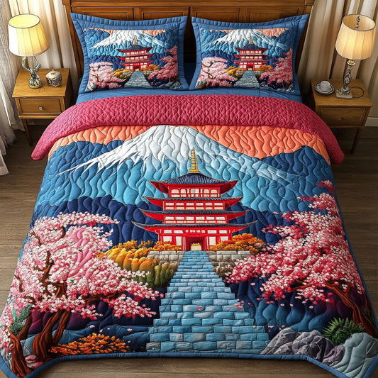 Mountain View 3-Piece Quilted Bedding Set NCU0NT6557