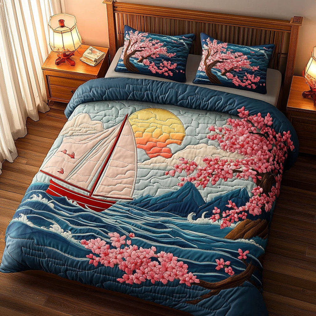 Mountain Voyage 3-Piece Quilted Bedding Set NCU0PT6525