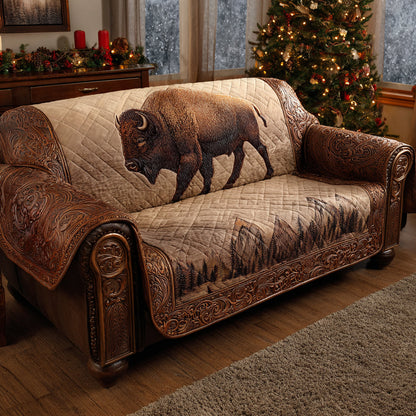 Mountain Wanderer Quilted Sofa Cover NCU0DV8536