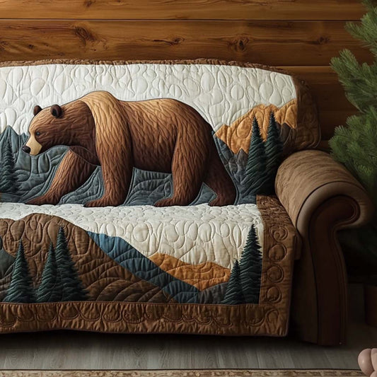 Mountain Wanderer Quilted Sofa Cover NCU0NT10667