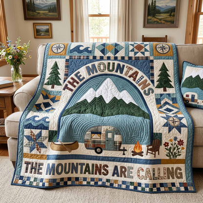 Mountains Calling Quilted Blanket NCU0XD2883