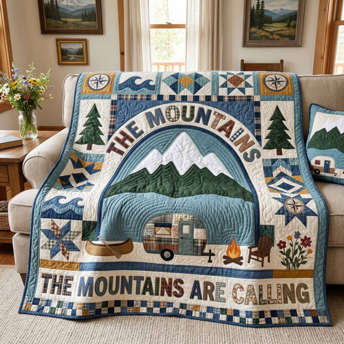 Mountains Calling Quilted Blanket NCU0XD2883