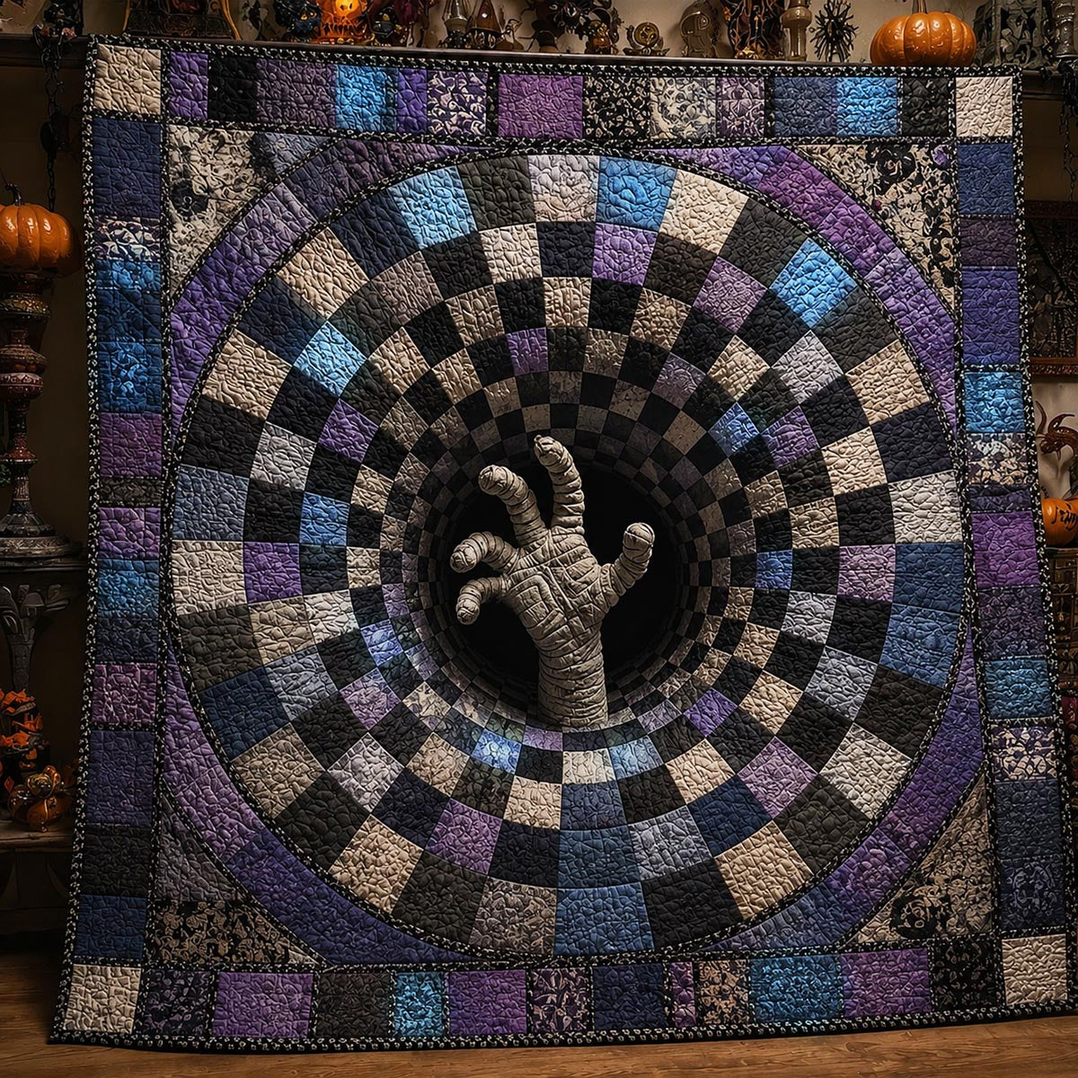 Mummy Rising Quilted Blanket NCU0DV9861
