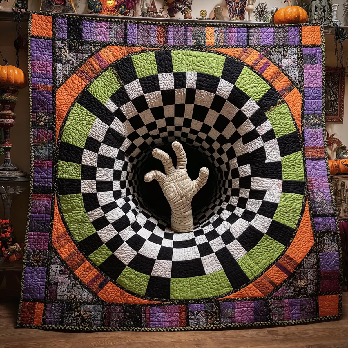 Mummy Rising Quilted Blanket NCU0DV9861