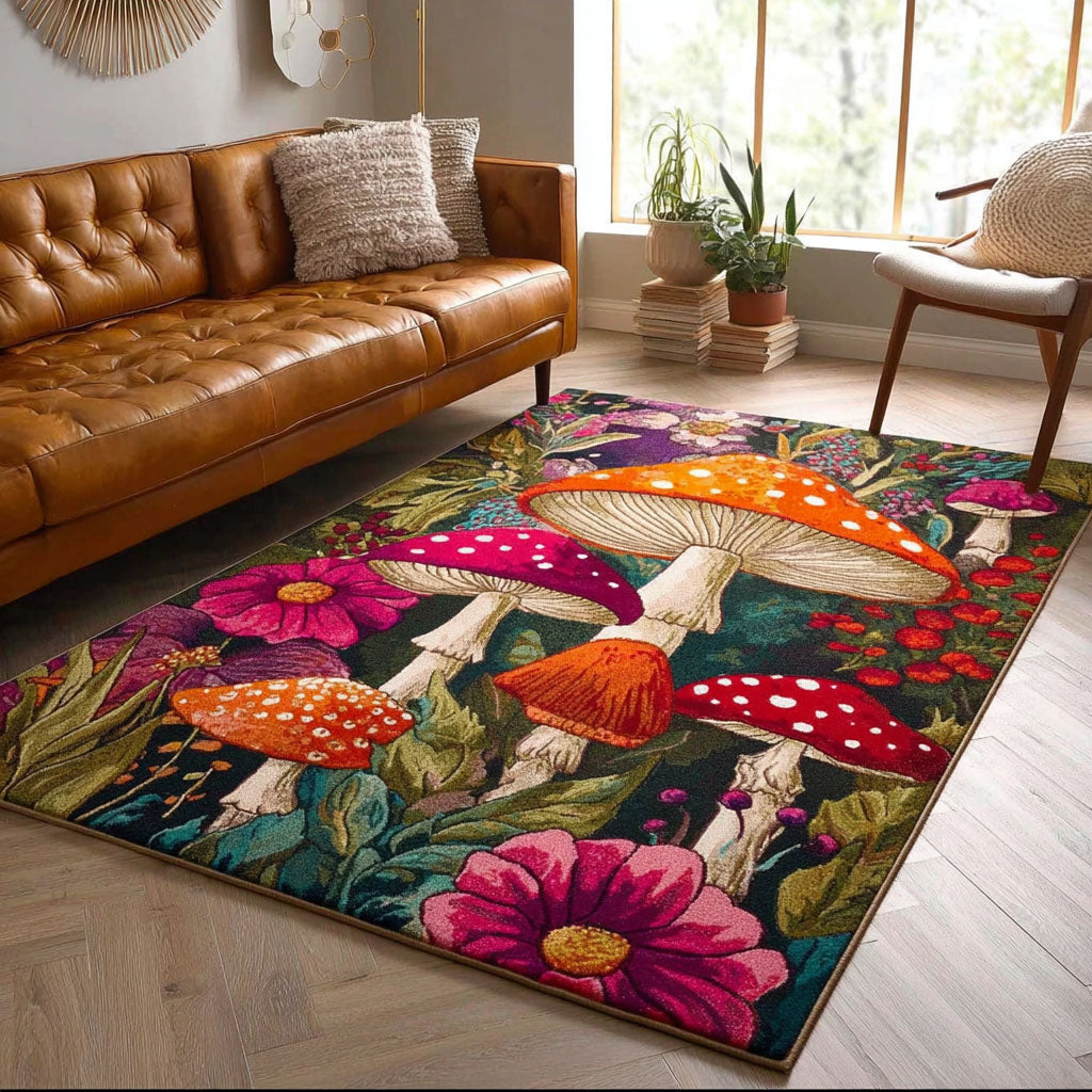Mushroom Dream Area Rug NCU0DK11525