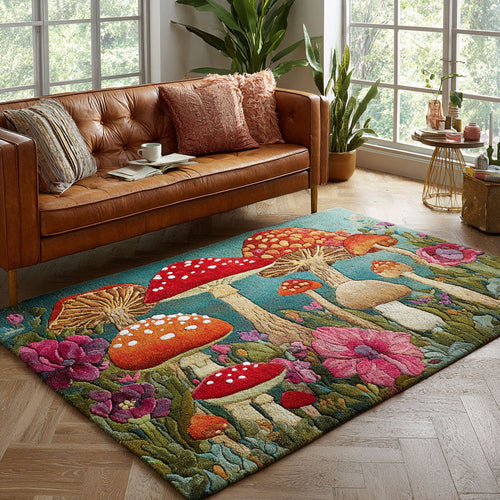 Mushroom Glow Area Rug NCU0DK11524