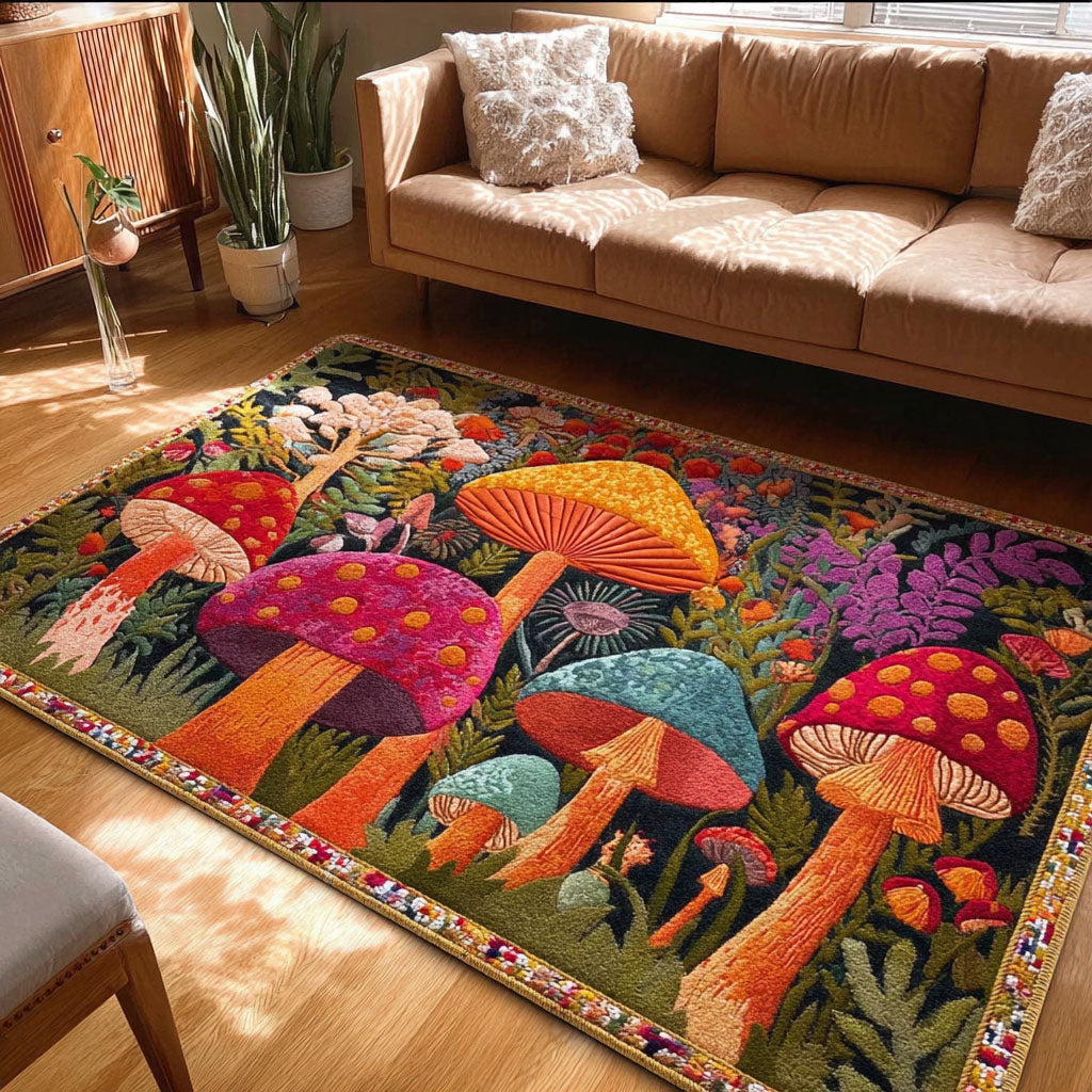 Mushroom Rise Area Rug NCU0DK11528