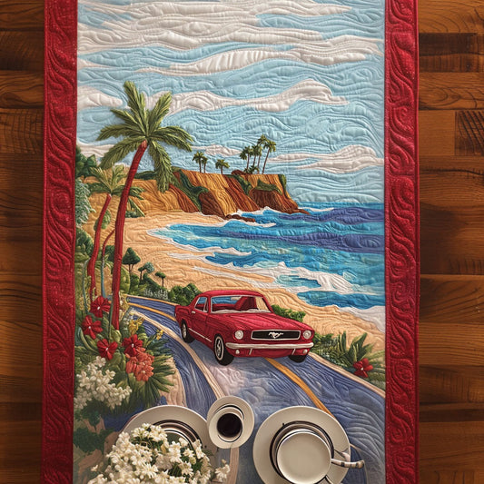 Mustang Paradise Quilted Table Runner NCU0NT6330