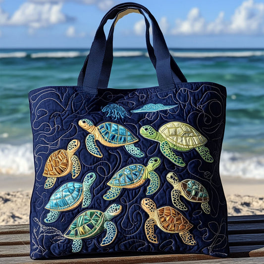 Myrtle the Turtle Quilted Tote Bag NCU0PT8318