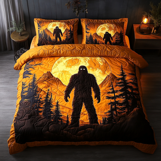 Mysterious Beast 3-Piece Quilted Bedding Set NCU0DK7040
