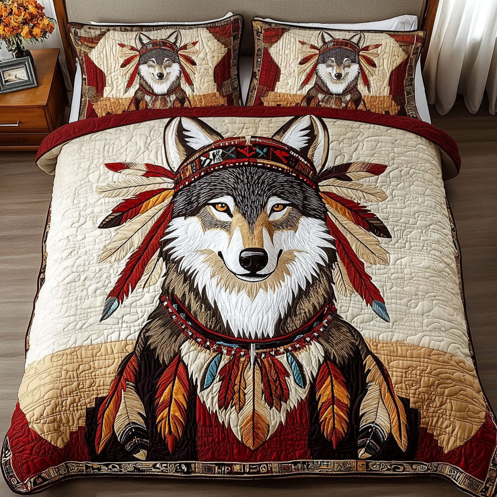 Mystic Alpha 3-Piece Quilted Bedding Set NCU0NT2552