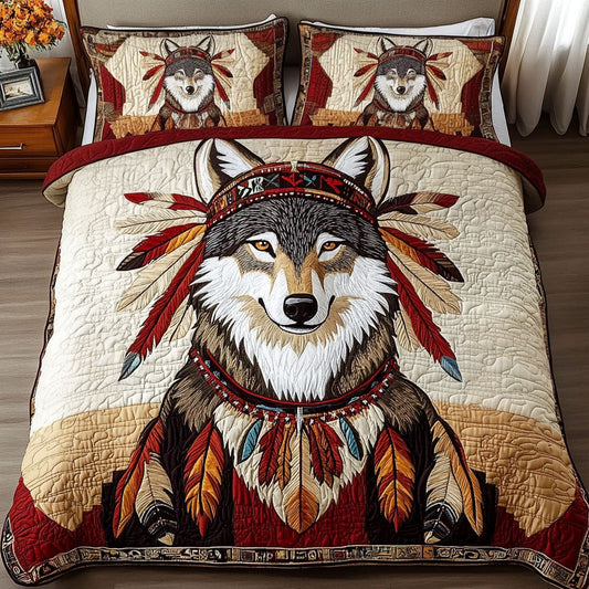 Mystic Alpha 3-Piece Quilted Bedding Set NCU0NT2552