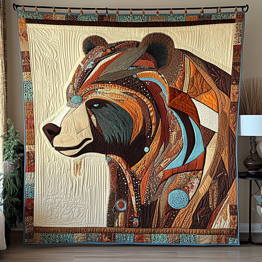 Mystic Bear Quilted Blanket NCU0DK8987