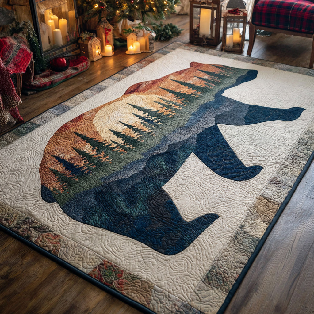 Mystic Bear Timber Area Rug NCU0HH1519