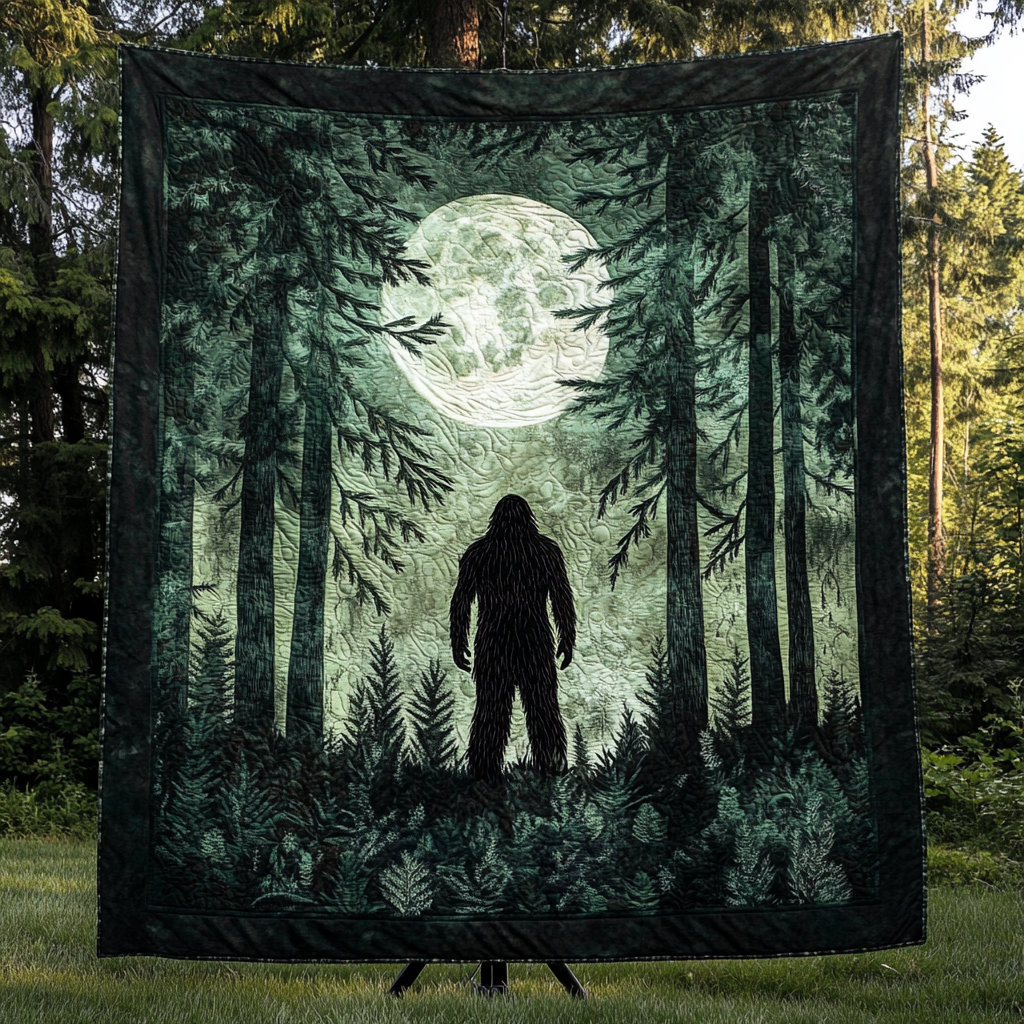 Mystic Bigfoot Quilted Blanket NCU0DK4037