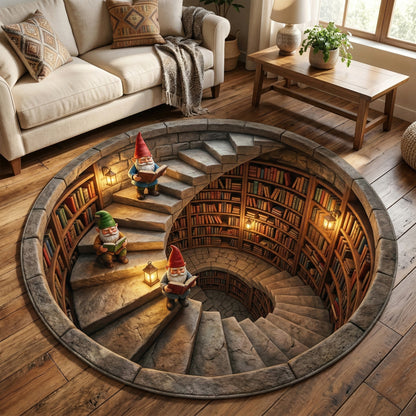 Mystic Book Stair Round Carpet NCU0TV1746