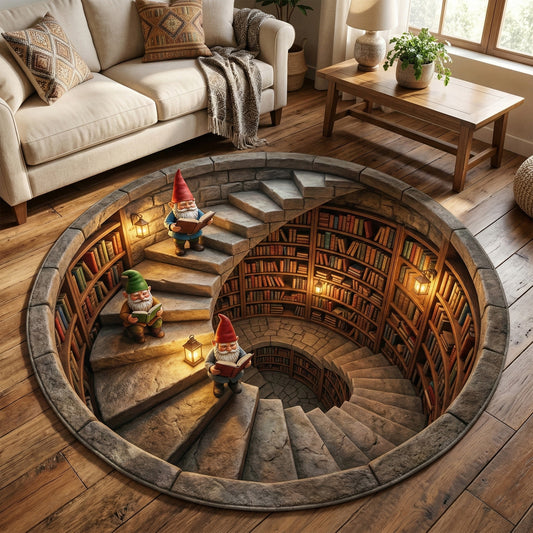 Mystic Book Stair Round Carpet NCU0TV1746