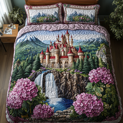 Mystic Castle 3-Piece Quilted Bedding Set NCU0DK8021