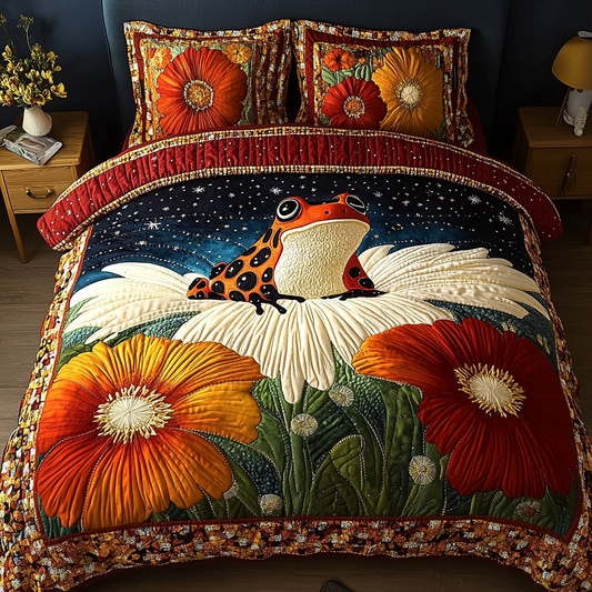Mystic Croak 3-Piece Quilted Bedding Set NCU0DK4793