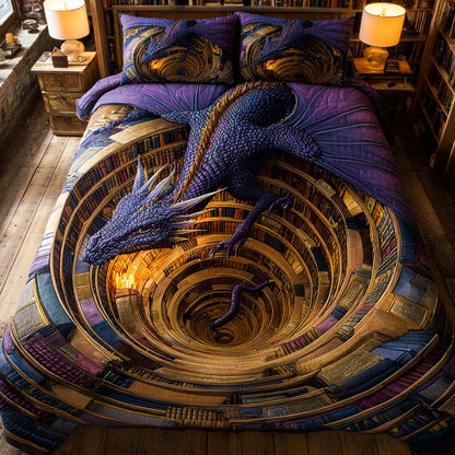 Mystic Descent 3-Piece Quilted Bedding Set NCU0XD1277