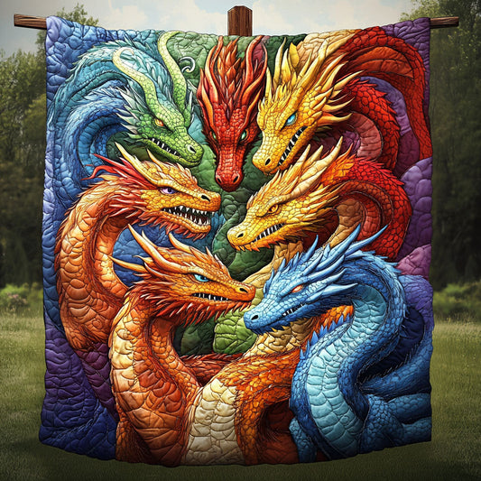 Mystic Dragon Quilted Blanket NCU0NT6179