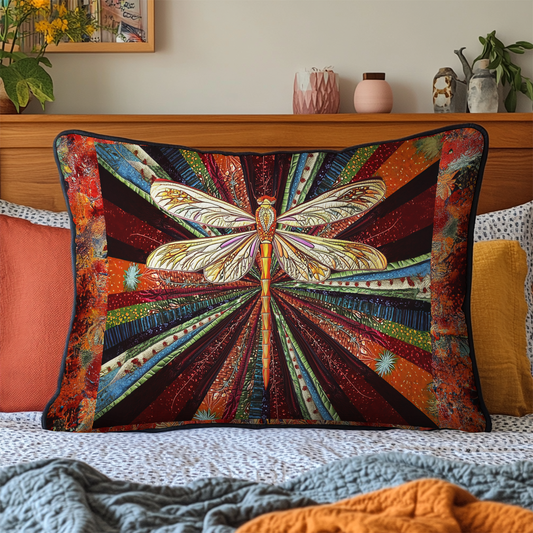 Mystic Dragonfly Quilted Bedding Pillow Case NCU0DK4248