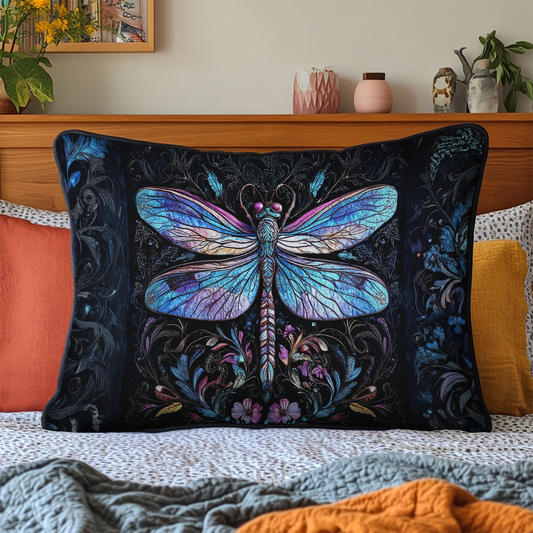 Mystic Dragonfly Quilted Bedding Pillow Case NCU0DK4475