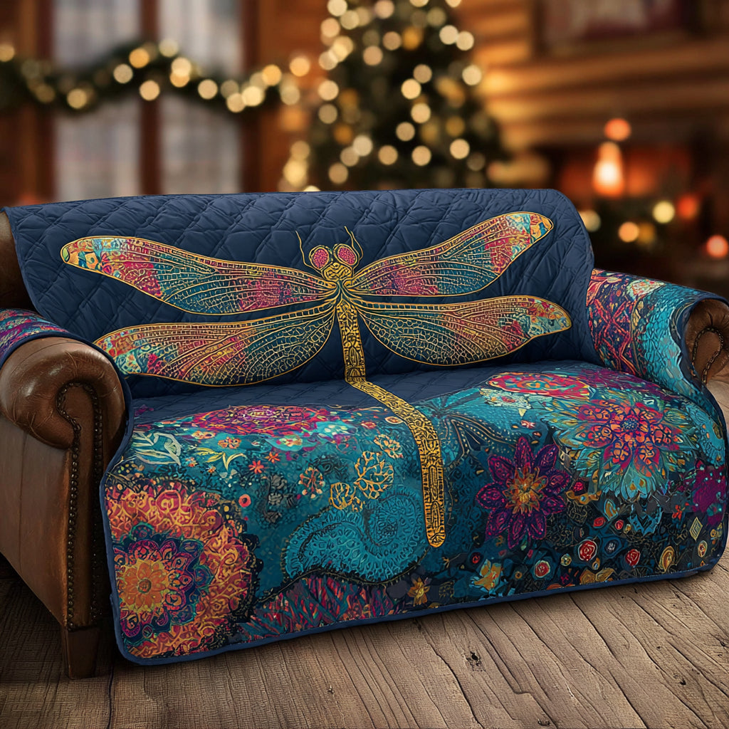 Mystic Dragonfly Quilted Sofa Cover NCU0DV8646