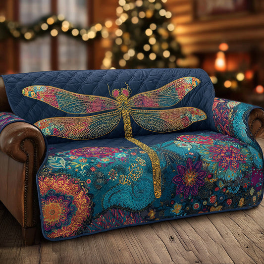 Mystic Dragonfly Quilted Sofa Cover NCU0DV8646