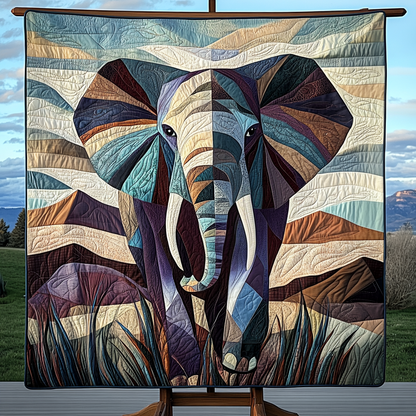 Mystic Elephant Quilted Blanket NCU0VH496