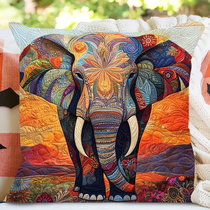 Mystic Elephant Quilted Pillow Case NCU0DK919