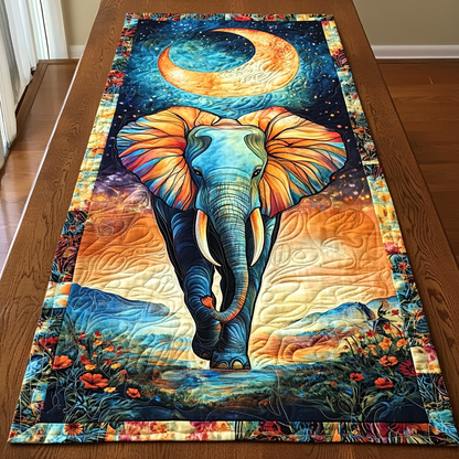 Mystic Elephant Quilted Table Runner NCU0DK8820