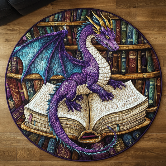 Mystic Flame Quilted Round Mat NCU0VH5616