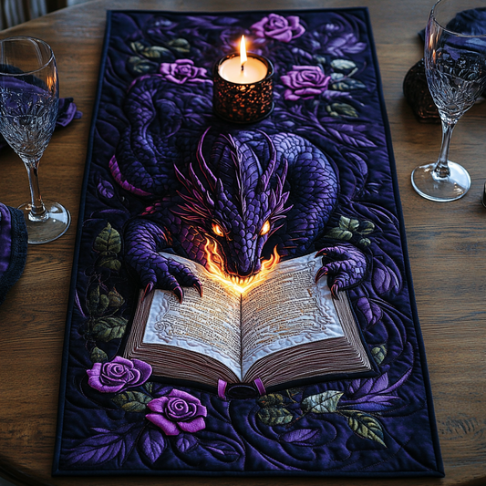 Mystic Flame Quilted Table Runner NCU0VH5854